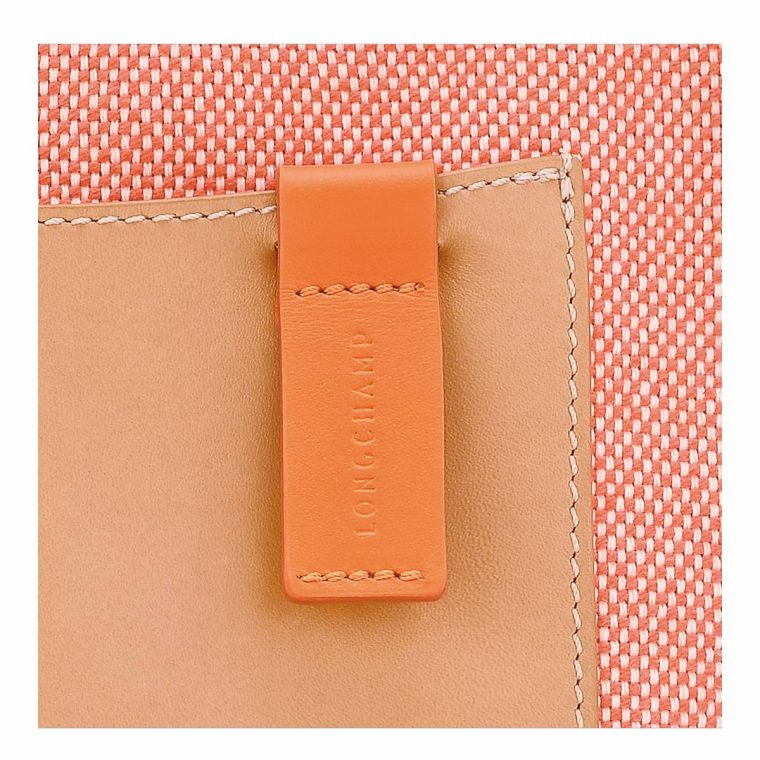 Le Foulonné S Crossbody Bag Tomato - Canvas Women Tomato Crossbody Bags Longchamp - Image 5