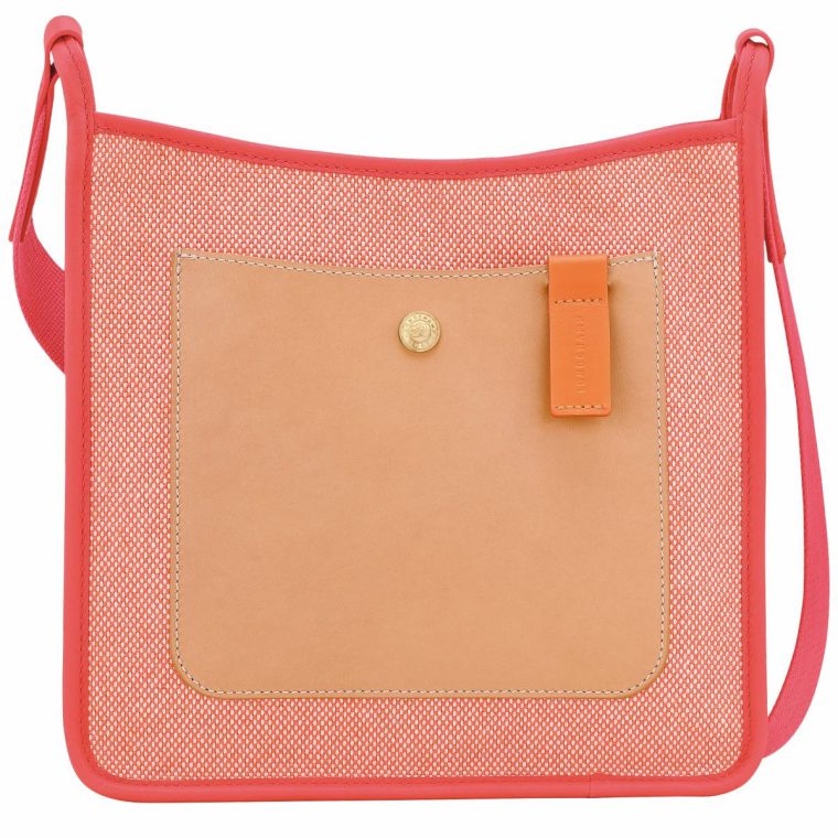 Le Foulonné S Crossbody Bag Tomato - Canvas Women Tomato Crossbody Bags Longchamp