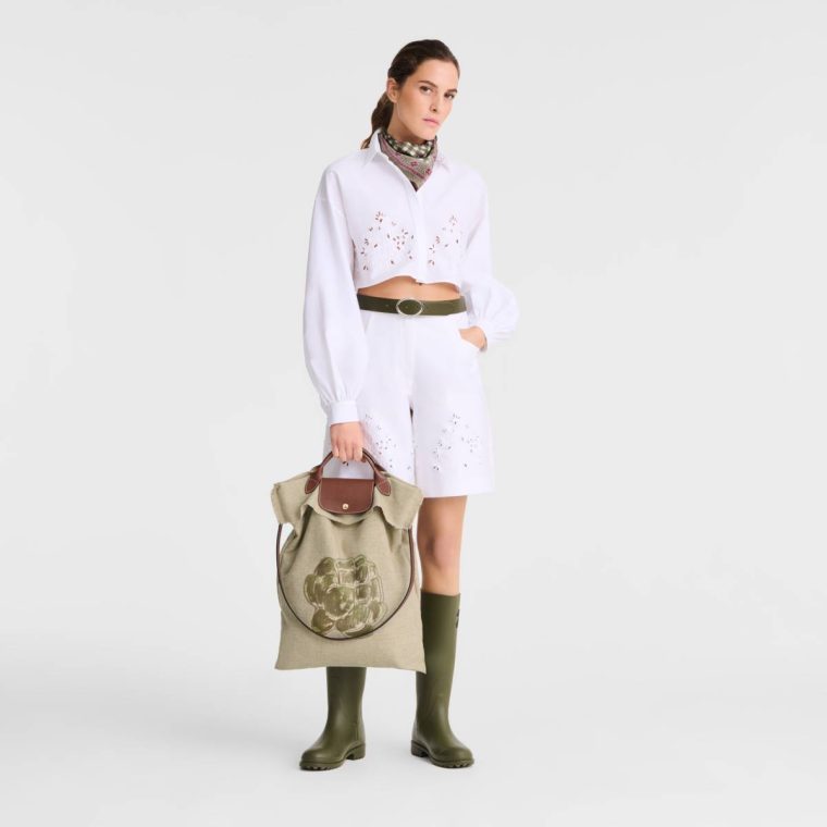 Le Pliage Collection Xl Artichoke Bag Artichoke - Canvas Women Artichoke Longchamp Handbags - Image 2