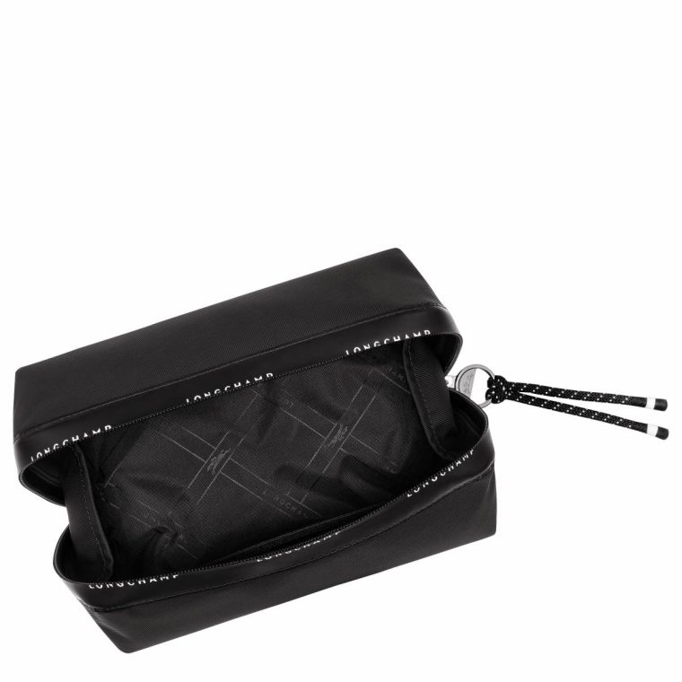 Le Pliage Energy Pouch Black - Canvas Black Pouches & Cases Longchamp Women - Image 4