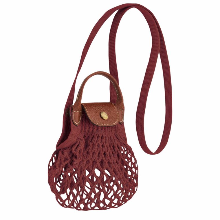 Le Pliage Filet Xs Mesh Bag Mahogany - Canvas Women Mahogany Mini Bags Longchamp - Image 3
