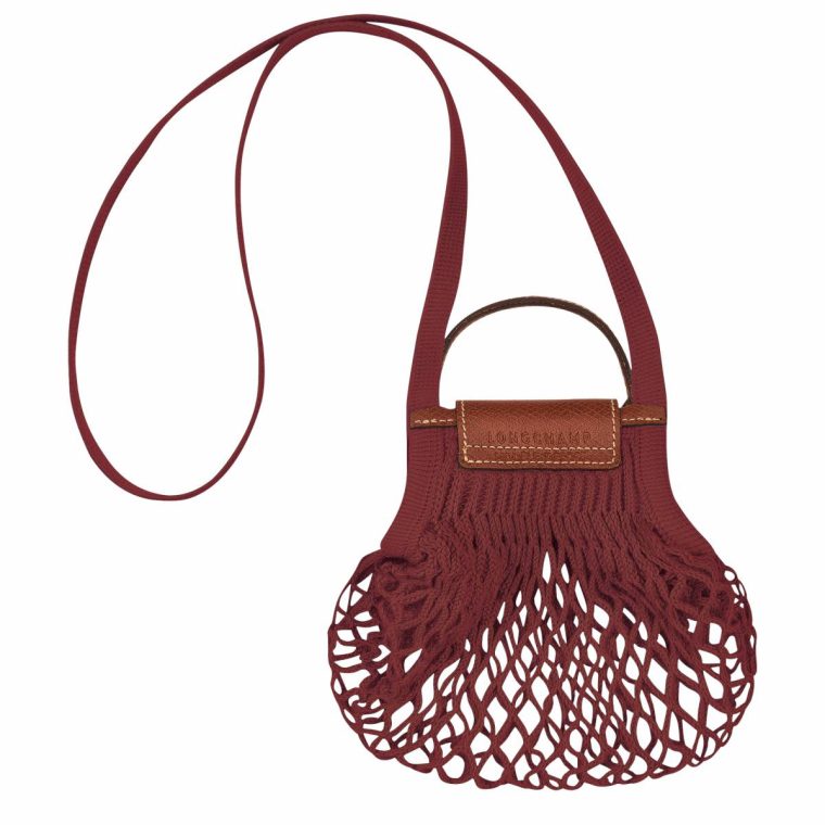 Le Pliage Filet Xs Mesh Bag Mahogany - Canvas Women Mahogany Mini Bags Longchamp - Image 4