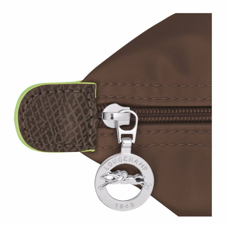 Le Pliage Green L Tote Bag Terra - Recycled Canvas Women Longchamp Shoulder Bags Terra - Image 4