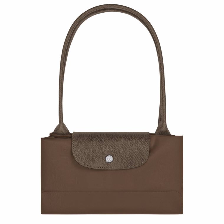 Le Pliage Green L Tote Bag Terra - Recycled Canvas Women Longchamp Shoulder Bags Terra - Image 5