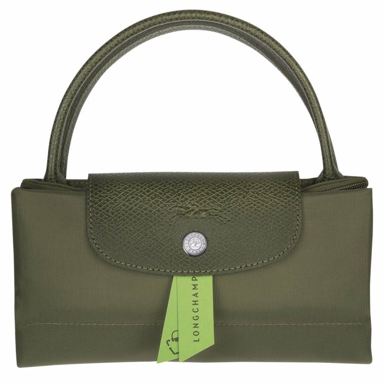 Le Pliage Green S Handbag Forest - Recycled Canvas Longchamp Women Handbags Forest - Image 5
