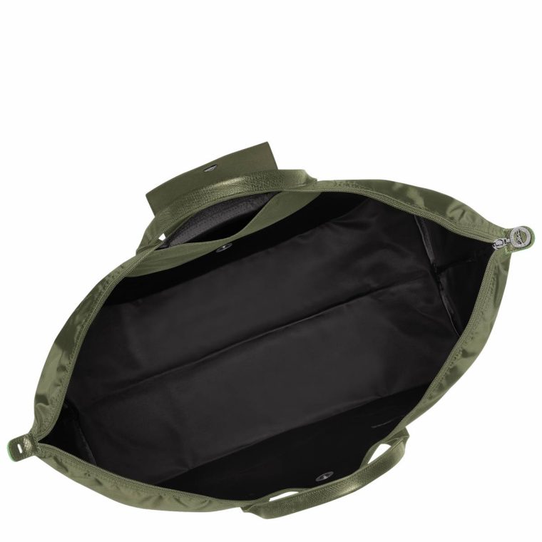 Le Pliage Green Xl Travel Bag Forest - Recycled Canvas Longchamp Forest Women Travel Bags - Image 4