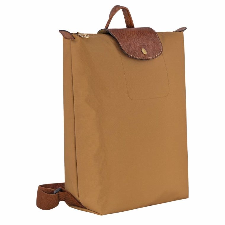 Le Pliage Original M Backpack Fawn - Canvas Longchamp Women Fawn Backpacks - Image 3