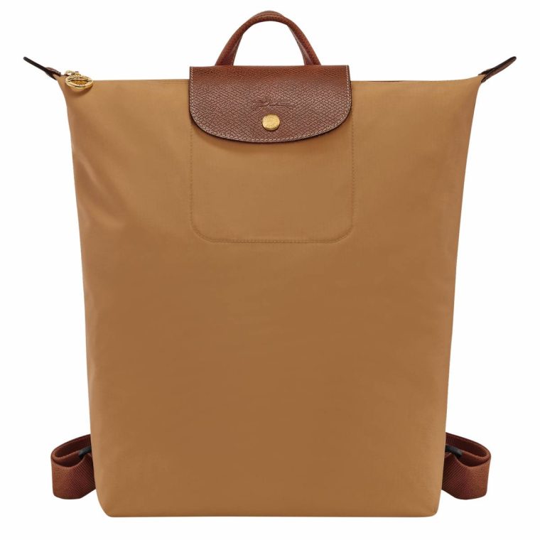 Le Pliage Original M Backpack Fawn - Canvas Longchamp Women Fawn Backpacks