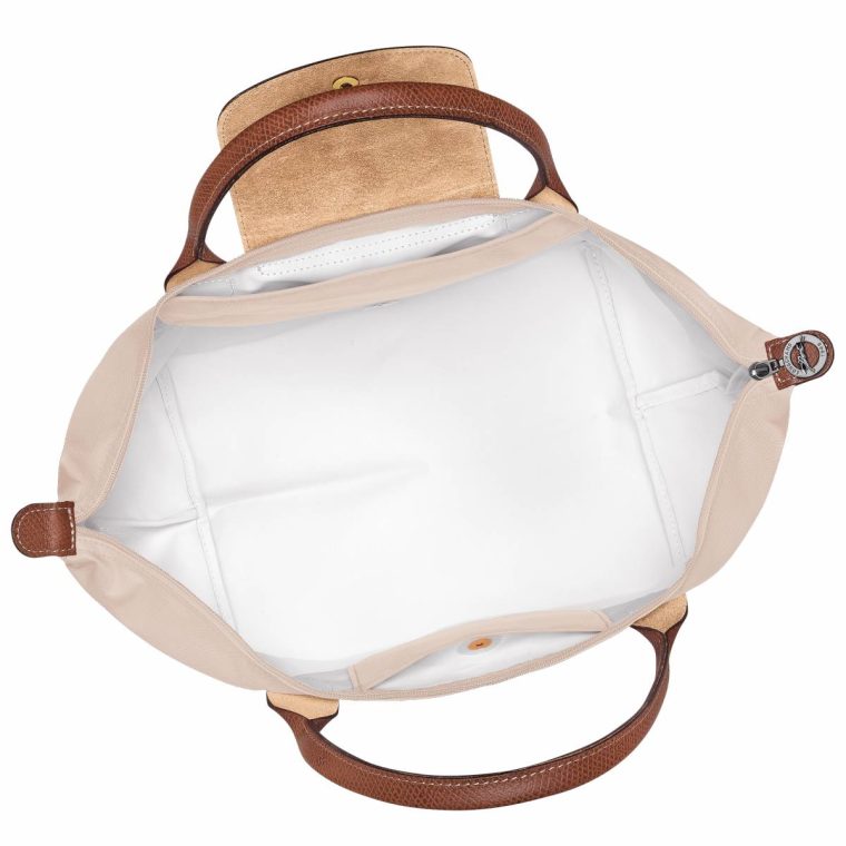 Le Pliage Original M Handbag Paper - Recycled Canvas Women Paper Longchamp Handbags - Image 4