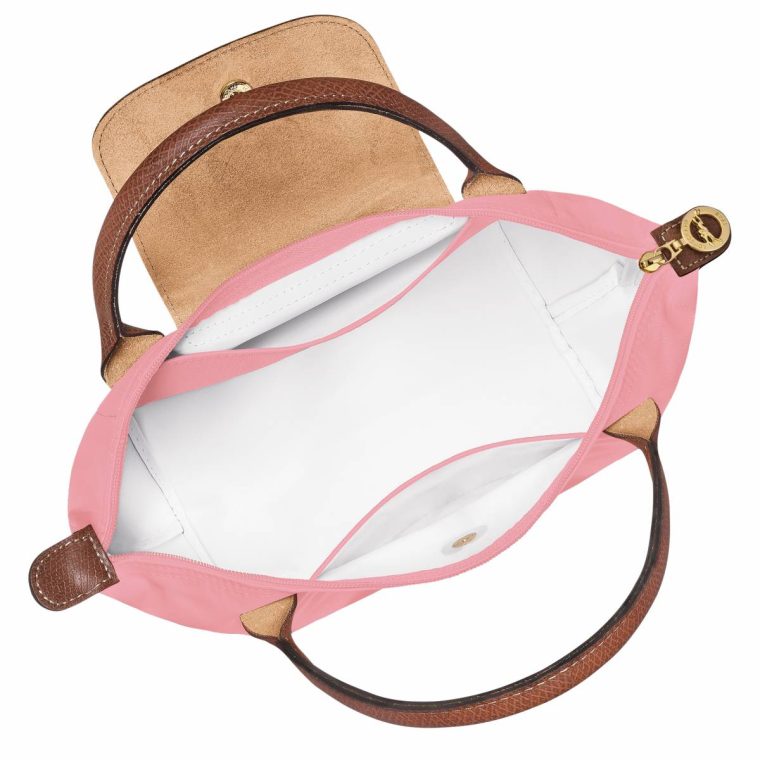 Le Pliage Original S Handbag Marshmallow - Recycled Canvas Longchamp Marshmallow Handbags Women - Image 4