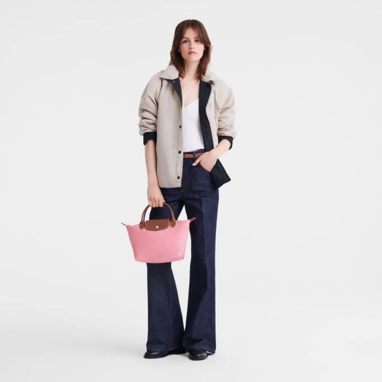 Le Pliage Original S Handbag Marshmallow - Recycled Canvas Longchamp Marshmallow Handbags Women