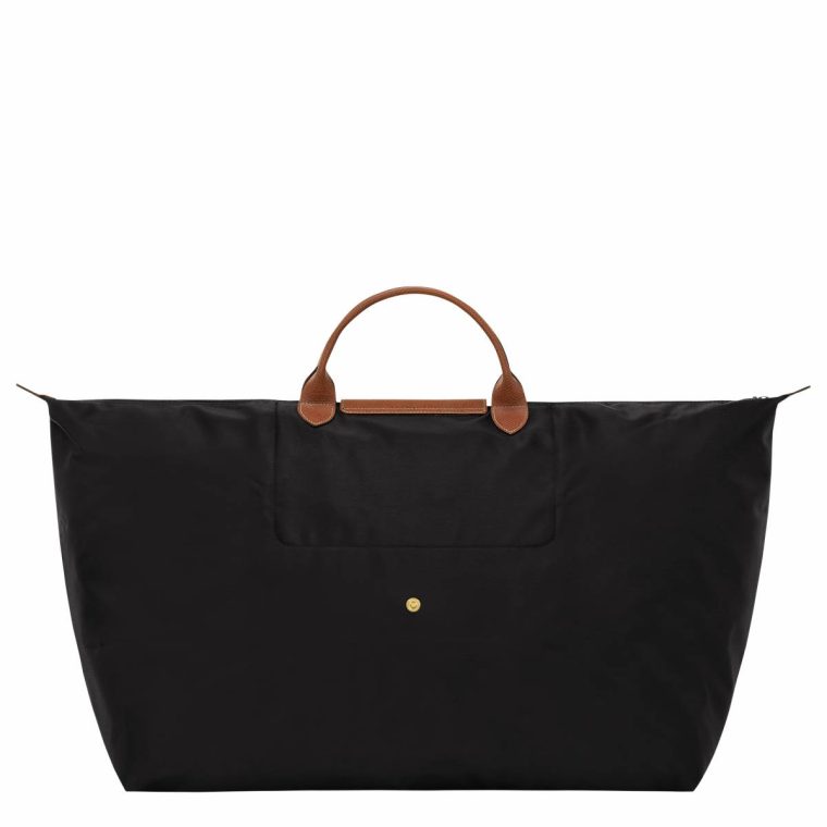 Le Pliage Original Xl Travel Bag Black - Recycled Canvas Black Travel Bags Longchamp Women - Image 3