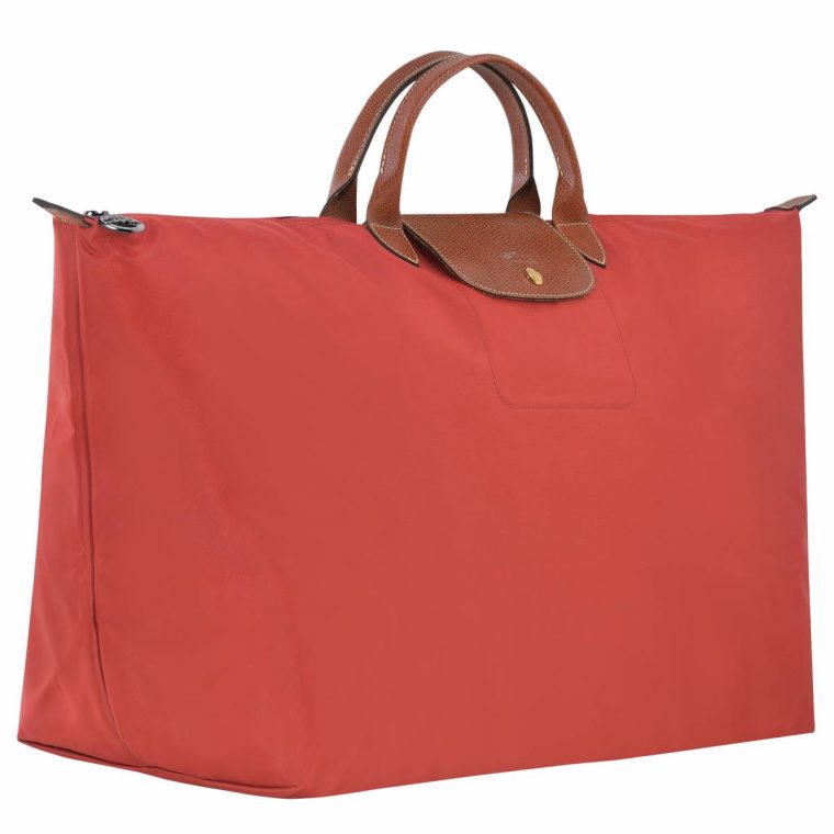 Le Pliage Original Xl Travel Bag Tomato - Recycled Canvas Tomato Women Longchamp Travel Bags