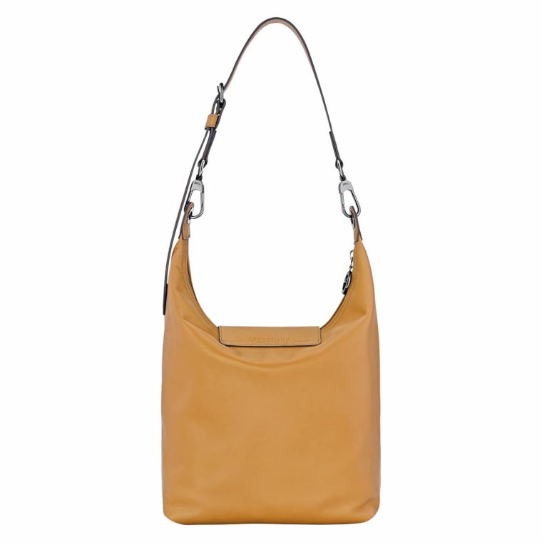 Le Pliage Xtra M Shoulder Bag Honey - Leather Longchamp Honey Women Leather Bags - Image 4