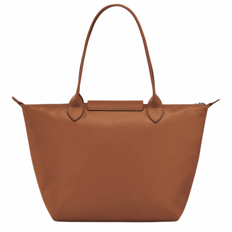 Le Pliage Xtra M Tote Bag Cognac - Leather Leather Bags Women Longchamp Cognac - Image 4