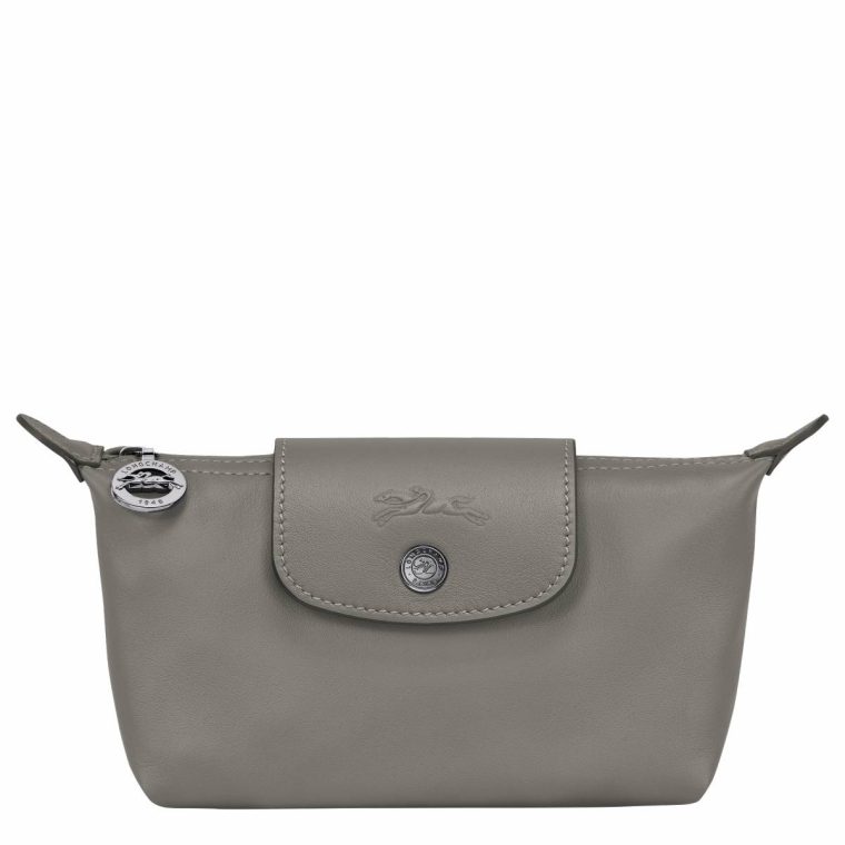 Le Pliage Xtra Pouch Turtledove - Leather Women Pouches & Cases Longchamp Turtledove