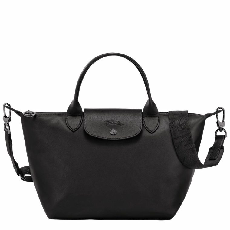 Le Pliage Xtra S Handbag Black - Leather Leather Bags Women Black Longchamp
