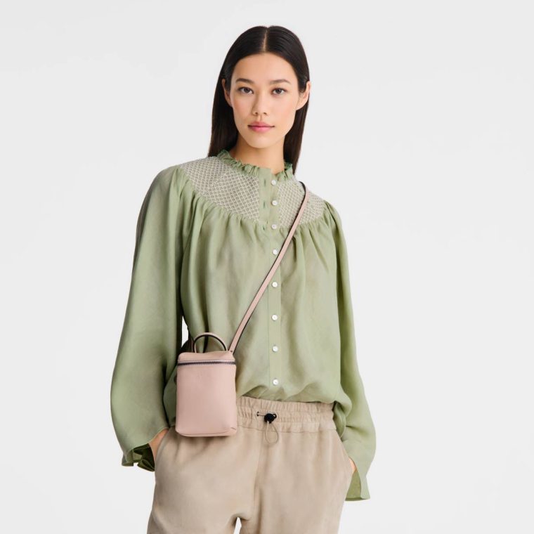 Le Pliage Xtra Xs Crossbody Bag Nude - Leather Nude Longchamp Women Leather Bags - Image 2