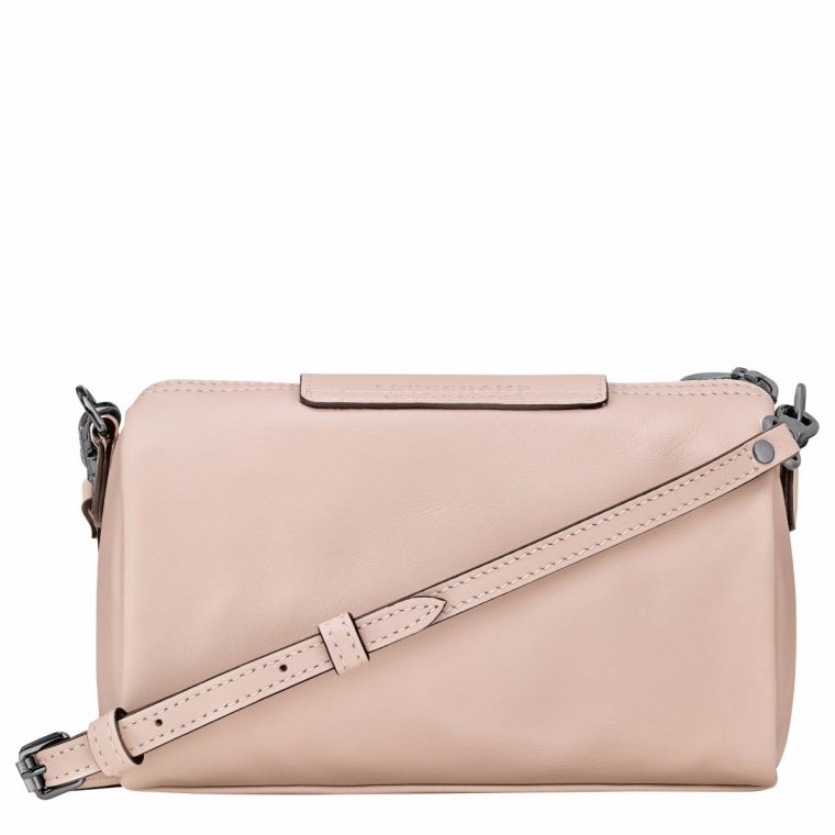 Le Pliage Xtra Xs Crossbody Bag Nude - Leather Women Leather Bags Nude Longchamp - Image 4