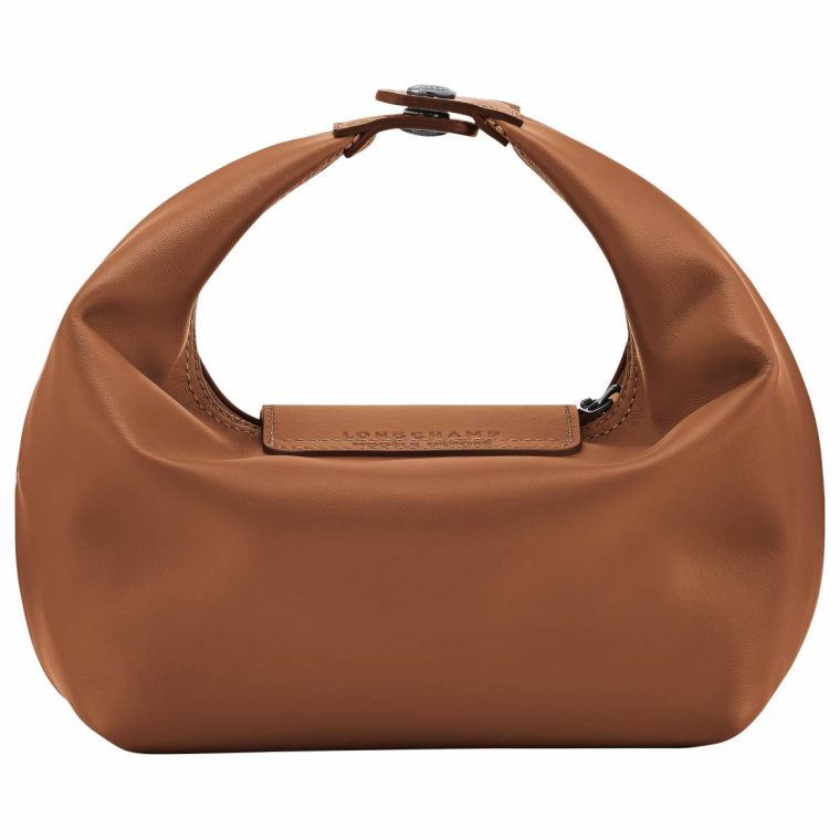 Le Pliage Xtra Xs Handbag Cognac - Leather Women Longchamp Cognac Leather Bags - Image 4