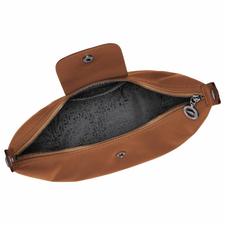 Le Pliage Xtra Xs Handbag Cognac - Leather Women Longchamp Cognac Leather Bags - Image 5