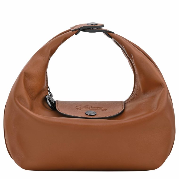 Le Pliage Xtra Xs Handbag Cognac - Leather Women Longchamp Cognac Leather Bags