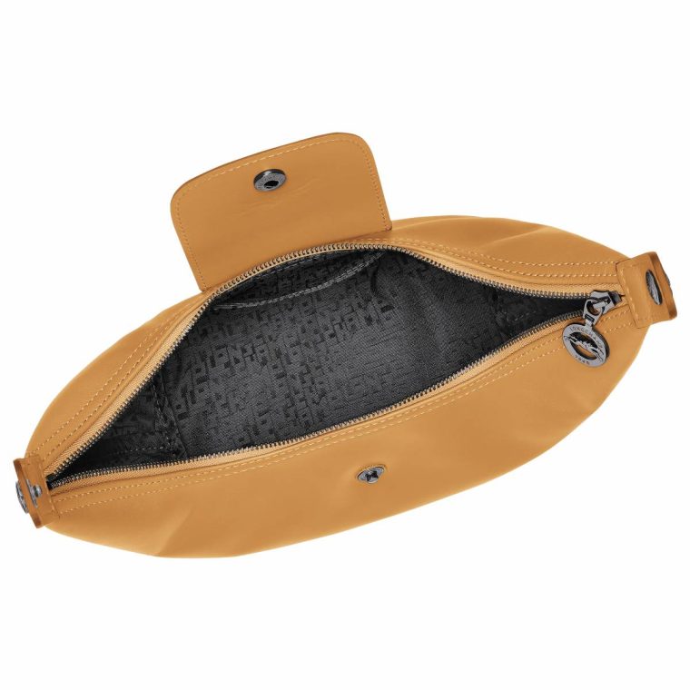 Le Pliage Xtra Xs Handbag Honey - Leather Longchamp Leather Bags Honey Women - Image 5
