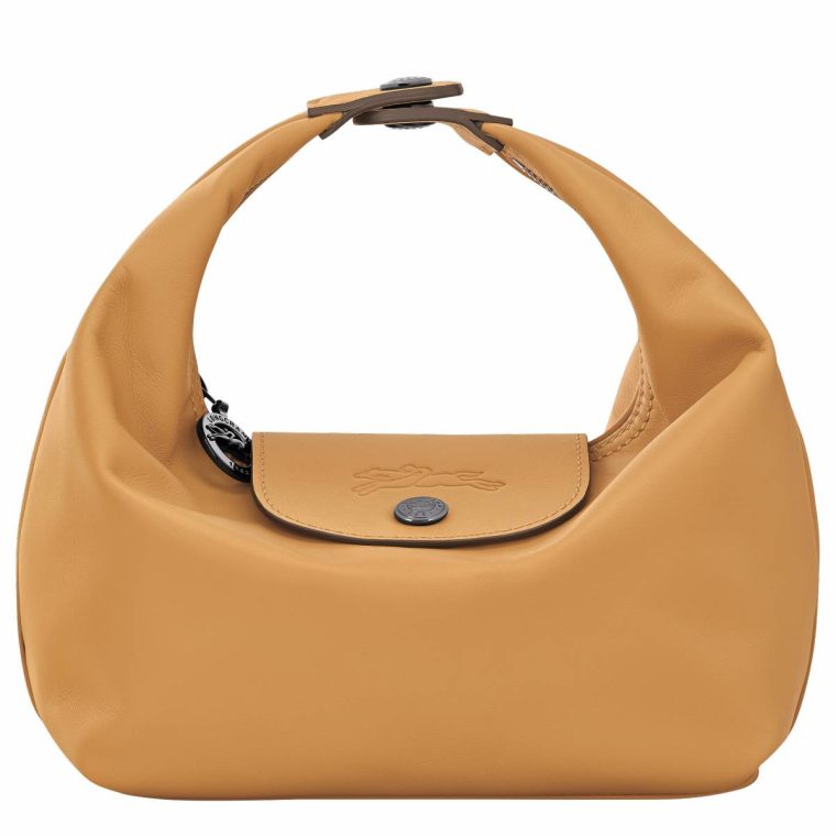 Le Pliage Xtra Xs Handbag Honey - Leather Longchamp Leather Bags Honey Women