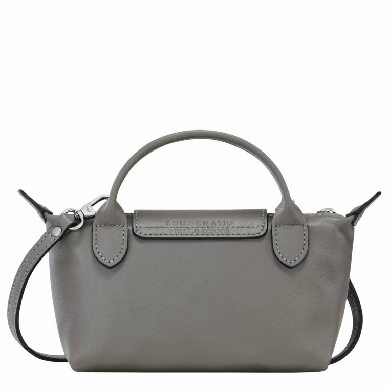 Le Pliage Xtra Xs Pouch Turtledove - Leather Women Turtledove Leather Bags Longchamp - Image 4