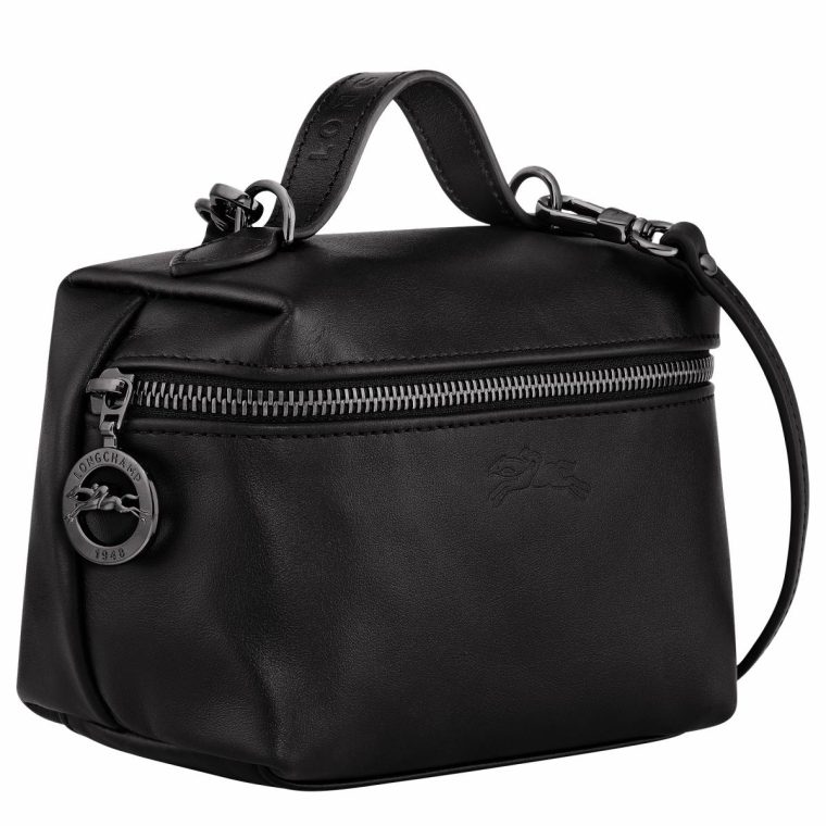 Le Pliage Xtra Xs Vanity Black - Leather Longchamp Leather Bags Black Women - Image 3