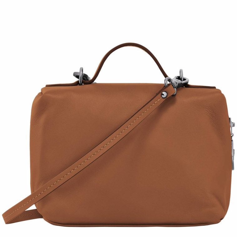 Le Pliage Xtra Xs Vanity Cognac - Leather Longchamp Cognac Leather Bags Women - Image 4