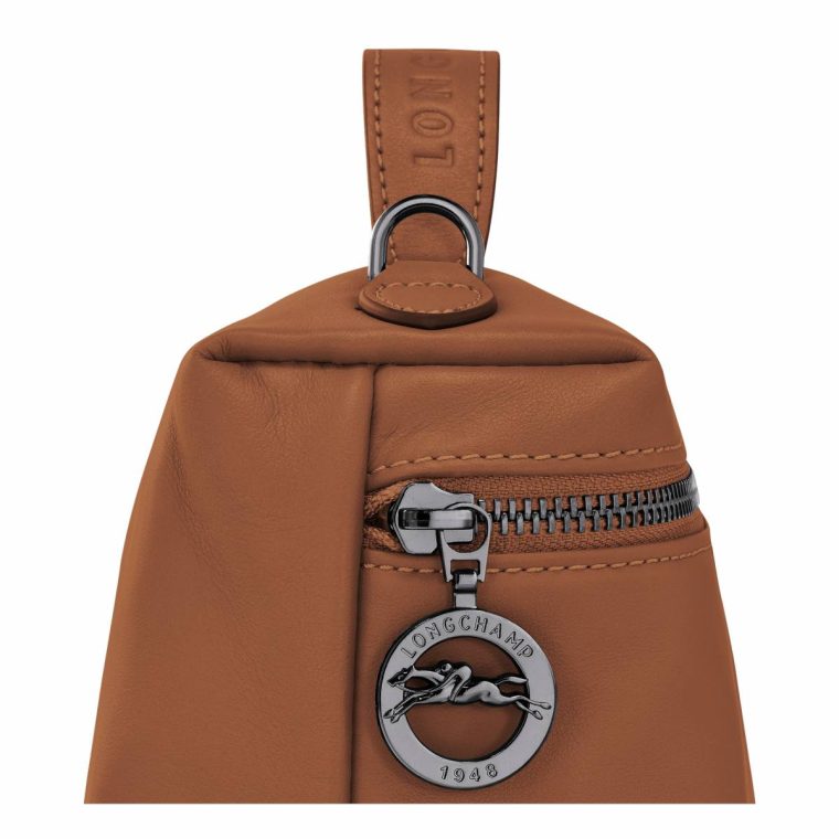 Le Pliage Xtra Xs Vanity Cognac - Leather Longchamp Cognac Leather Bags Women - Image 5