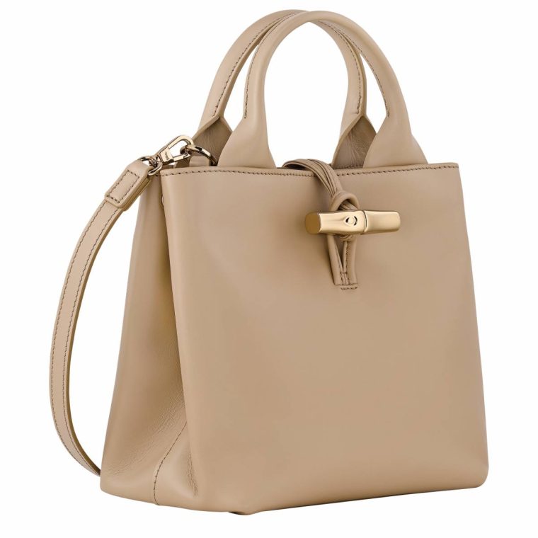 Le Roseau S Handbag Root - Leather Women Leather Bags Root Longchamp - Image 3