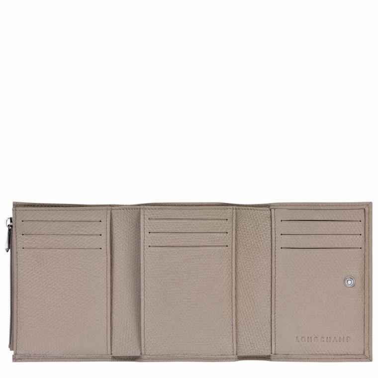 Le Roseau Wallet Clay - Leather Leather Wallets Longchamp Women Clay - Image 3