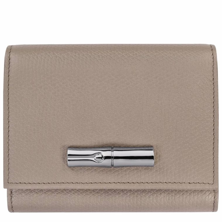 Le Roseau Wallet Clay - Leather Leather Wallets Longchamp Women Clay