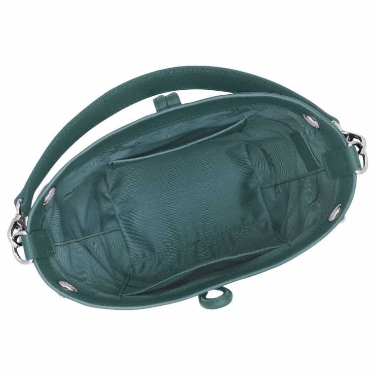 Le Roseau Xs Bucket Bag Cedar - Leather Women Cedar Longchamp Leather Bags - Image 5