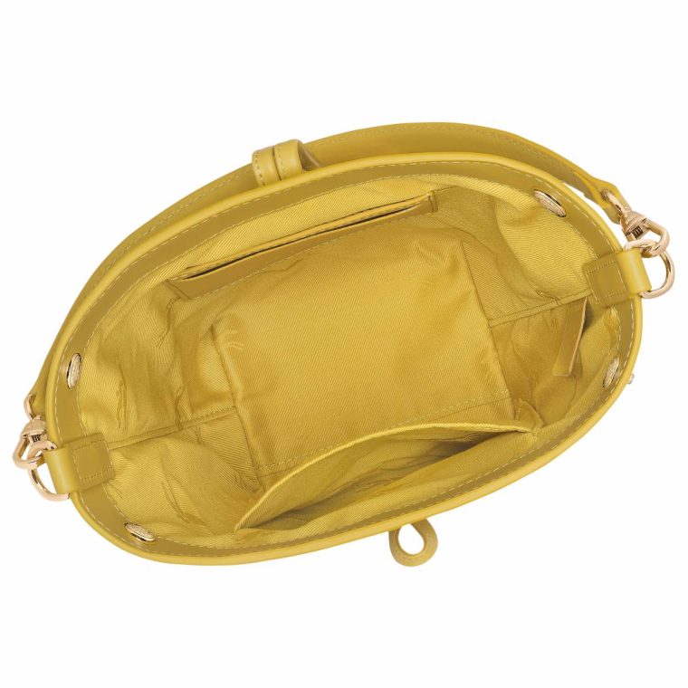 Le Roseau Xs Bucket Bag Ginger - Leather Ginger Women Leather Bags Longchamp - Image 5