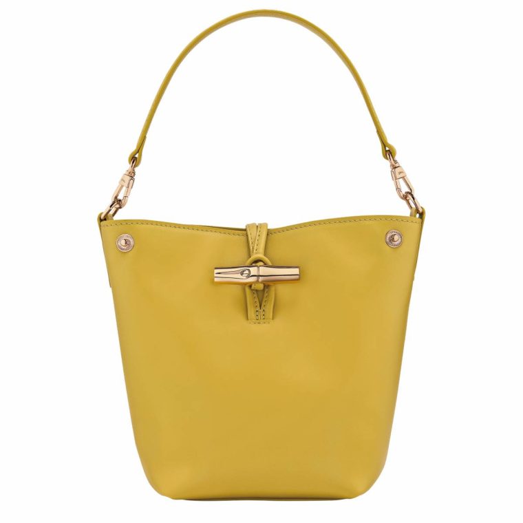 Le Roseau Xs Bucket Bag Ginger - Leather Ginger Women Leather Bags Longchamp