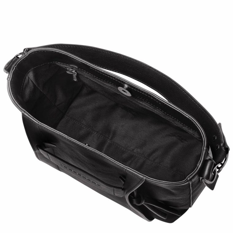 Leather Bags Black Longchamp 3D S Crossbody Bag Black - Leather Women - Image 5