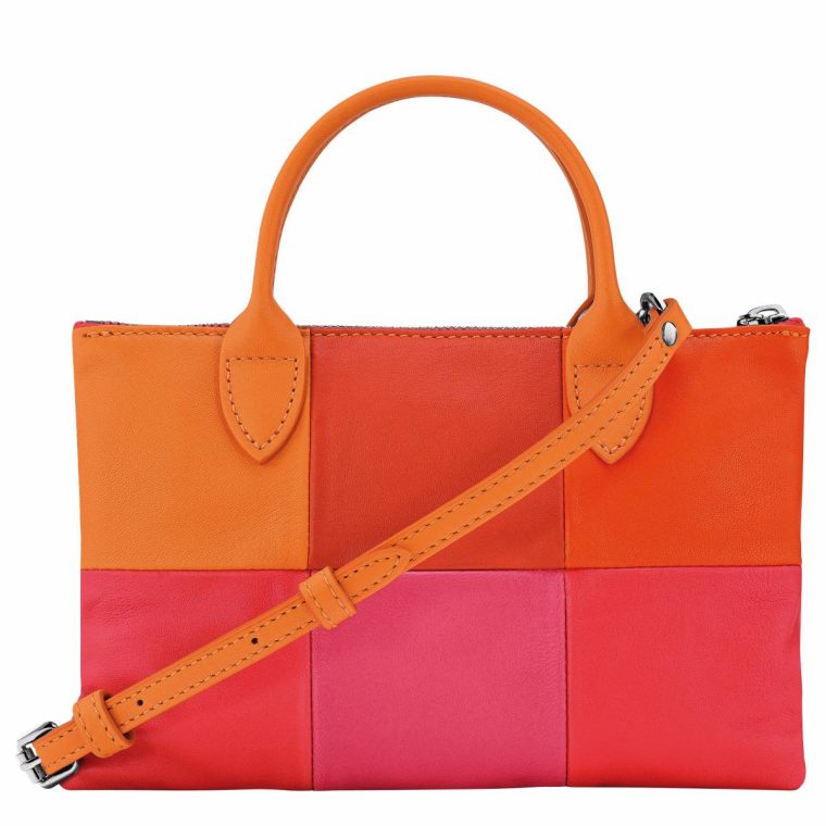 Leather Bags Carrot Re-Play Xs Handbag Carrot - Leather Longchamp Women - Image 4