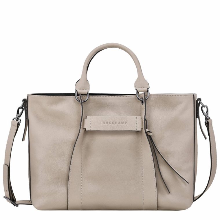 Leather Bags Clay Longchamp 3D L Handbag Clay - Leather Women