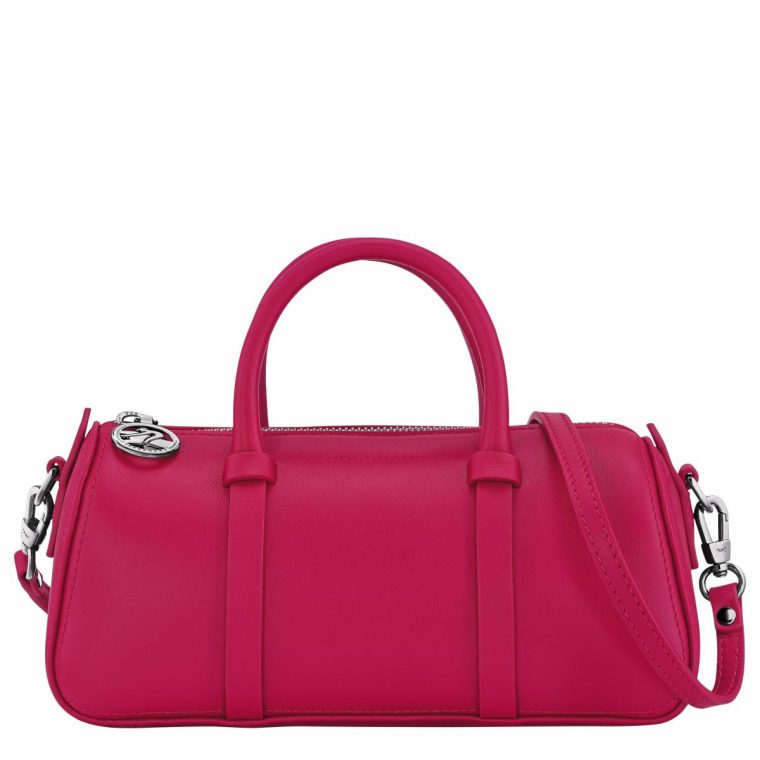 Leather Bags Daylong S Handbag Beetroot - Leather Beetroot Women Longchamp