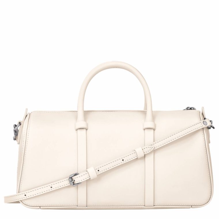 Leather Bags Ecru Longchamp Daylong M Handbag Ecru - Leather Women - Image 4