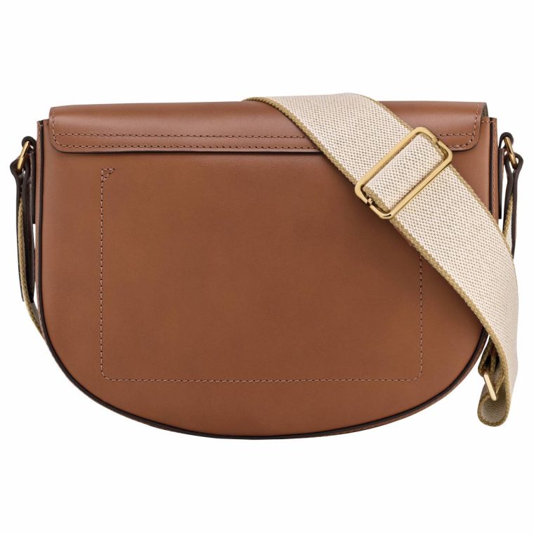 Leather Bags Épure M Crossbody Bag Cognac - Leather Women Longchamp Cognac - Image 4