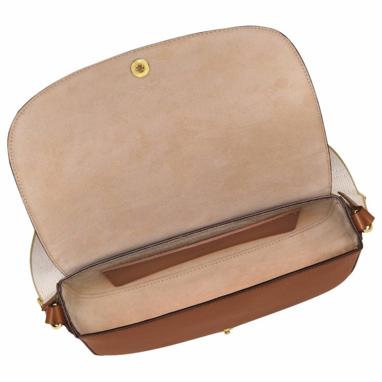 Leather Bags Épure M Crossbody Bag Cognac - Leather Women Longchamp Cognac - Image 5