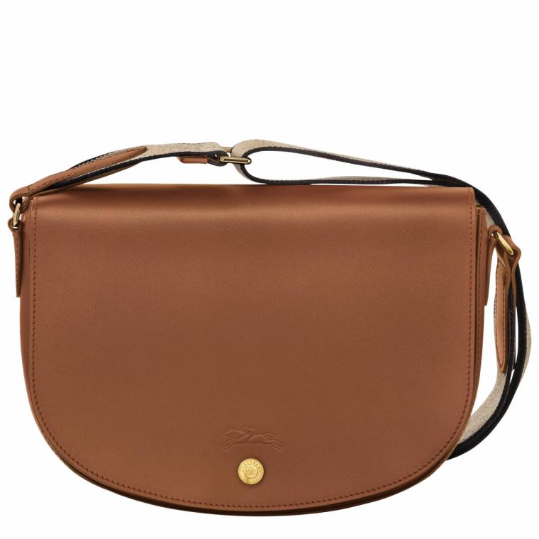 Leather Bags Épure M Crossbody Bag Cognac - Leather Women Longchamp Cognac