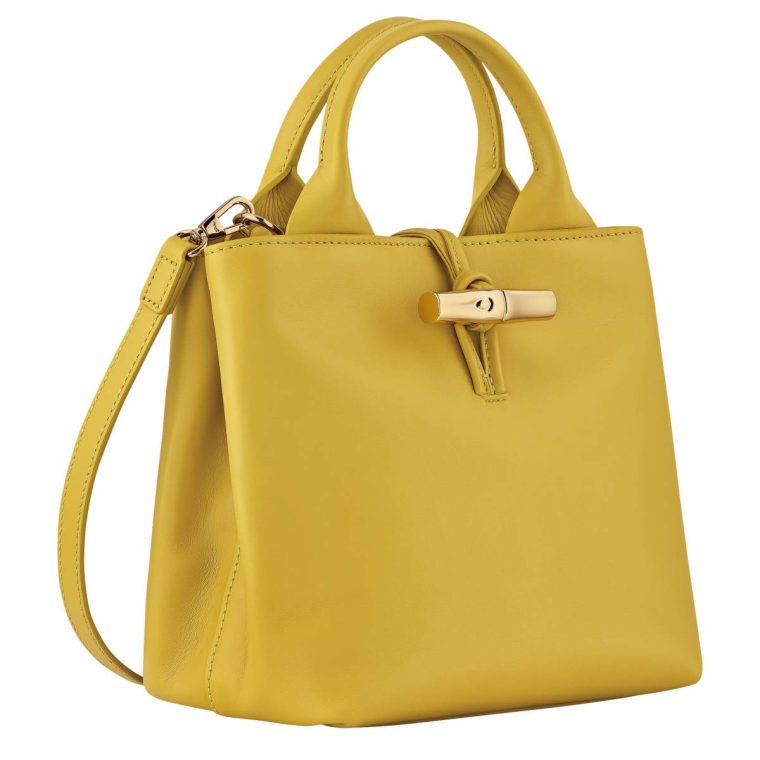 Leather Bags Ginger Women Longchamp Le Roseau S Handbag Ginger - Leather - Image 3