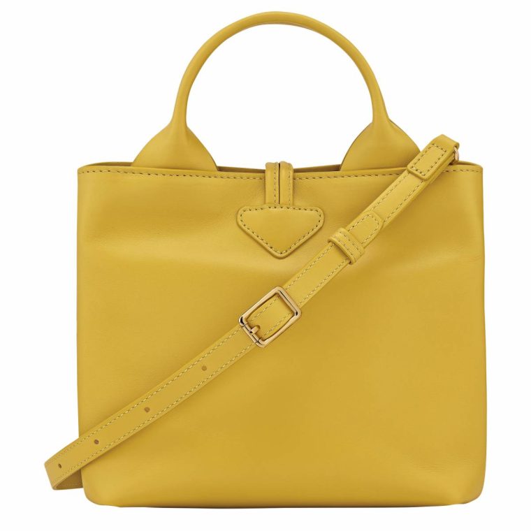 Leather Bags Ginger Women Longchamp Le Roseau S Handbag Ginger - Leather - Image 4