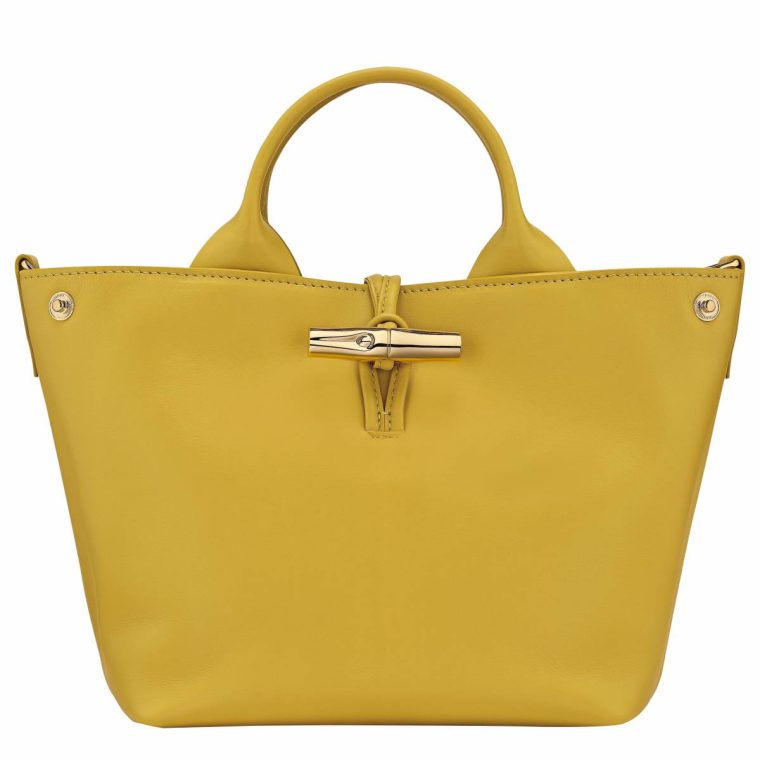 Leather Bags Ginger Women Longchamp Le Roseau S Handbag Ginger - Leather - Image 5