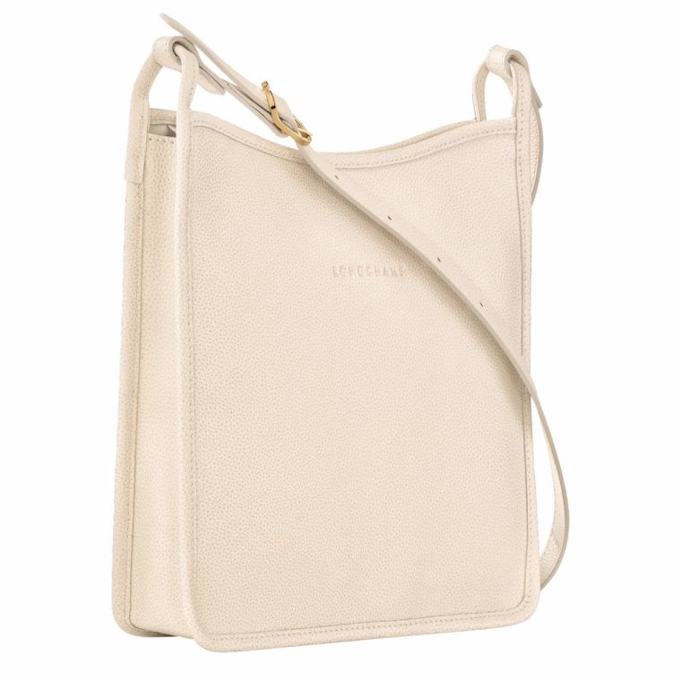 Leather Bags Le Foulonné M Crossbody Bag Paper - Leather Longchamp Women Paper - Image 3